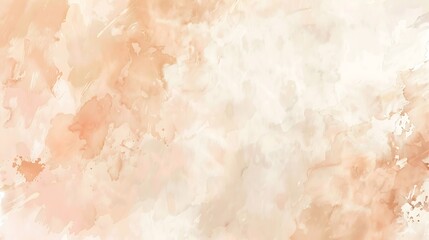 Fototapeta premium Pale peach background with a delicate watercolor wash, elegant, subtle, design