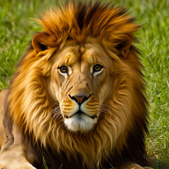 Lion Fake Puma Panther CGI Strong Beautiful Big cat Fur