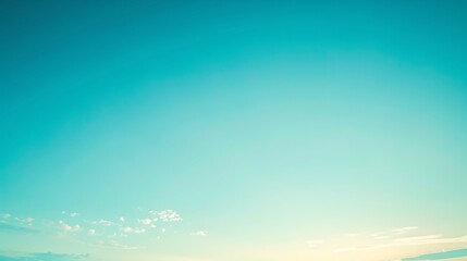 Obraz premium Simple sky blue background with a gradient effect and soft lighting, elegant, modern, design