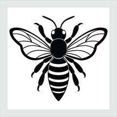 illustration of a bee