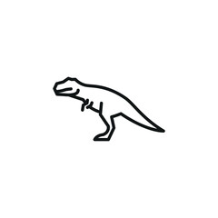 Tyrannosaurus icon. Simple tyrannosaurus icon for social media, app, and web design. Vector illustration