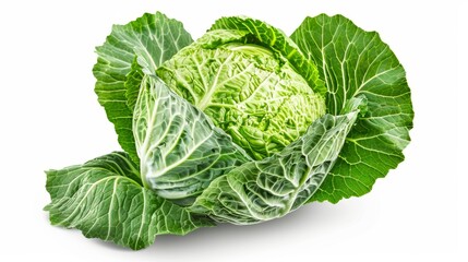 Obraz premium Cabbage isolated on white background