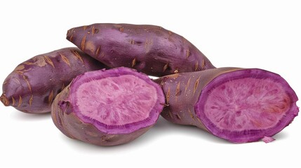 Obraz premium Sweet potato isolated on white background
