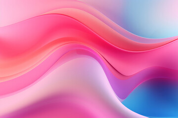 Fototapeta premium Abstract waves shape glowing in ultraviolet spectrum. Background for banner, backdrop or texture