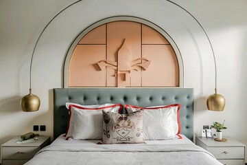 Bed in the hotel, Bedroom ready for guests