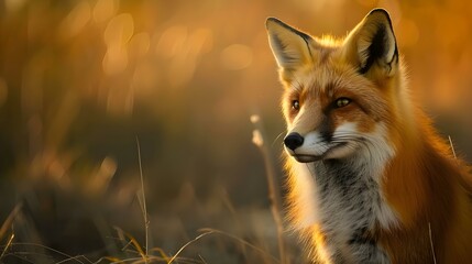 Obraz premium Portrait of a red fox