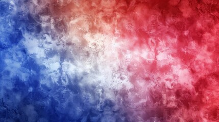 Fototapeta premium Abstract patriotic red white and blue color background for party invite. voting. July texture. memorial. tie dye. labor day ad. watercolor pattern. independence. and president election celebration