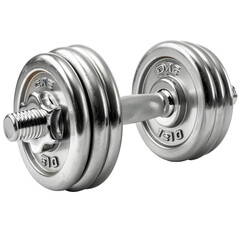 Naklejka premium Dumbbells Isolated on Transparent or White Background, PNG