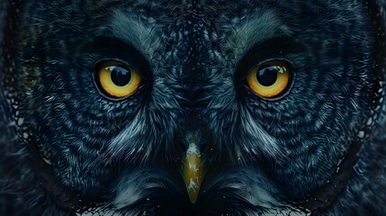 Obraz premium Generative AI illustration of closeup yellow eye