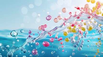 dynamic visual, scientific concept