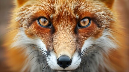Obraz premium Closeup stock photo of a red fox