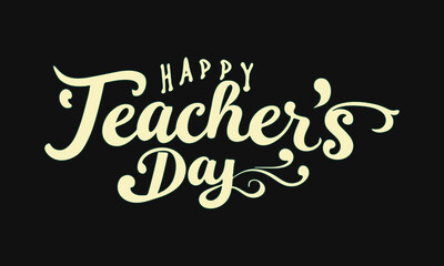 Happy Teacher's Day T-Shirt Design