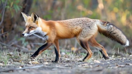 Fototapeta premium Portrait of a red fox