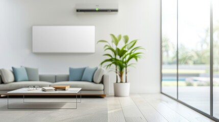 Fototapeta premium A person is holding a remote control in front of a white wall