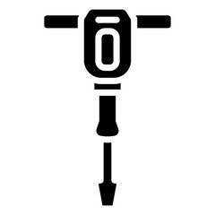 Jackhammer Icon For Design Element