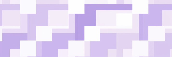 A background image featuring a geometric pattern of overlapping lavender and white squares