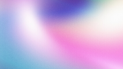 Grainy gradient vibrant poster background, purple blue pink green noisy texture banner, cover...