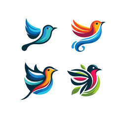 Colorful birds vector deign pattern , pattern design, vector pattern