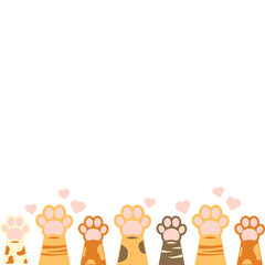 Cat Paws Illustration