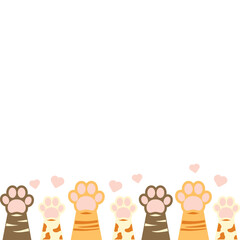 Cat Paws Illustration