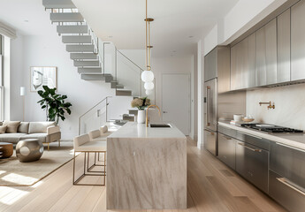 modern kitchen interior