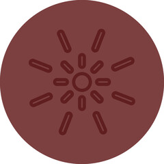 Flare Vector Line Maroon Circle Maroon