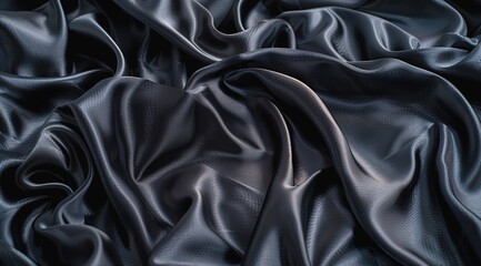 Fototapeta premium black satin fabric