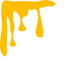 Honey Melted Corner Illustration