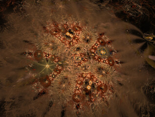 Imaginatory fractal abstract background Image