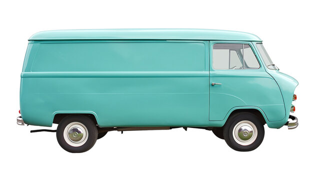recommend clip art: Vintage delivery van side view clip art