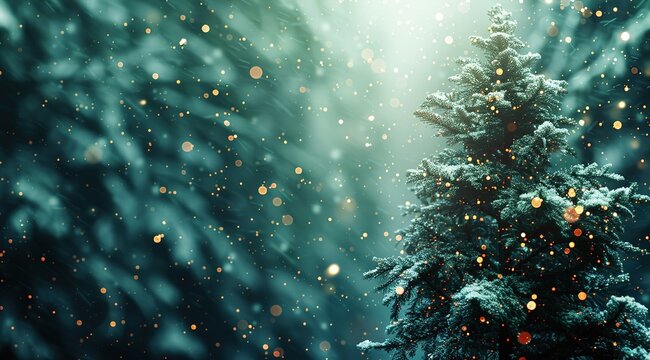 abstract christmas tree