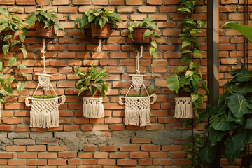 Urban Garden: Macrame Wall Pockets and Greenery