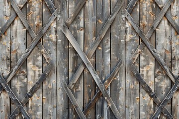 
Wooden fence planks with repeating pattern with transparent backgroundc