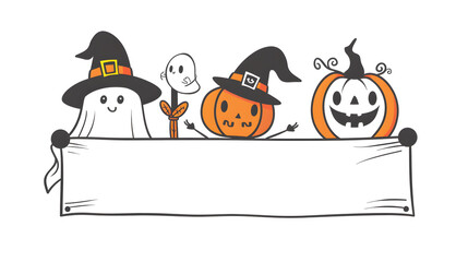 Obraz premium halloween card 