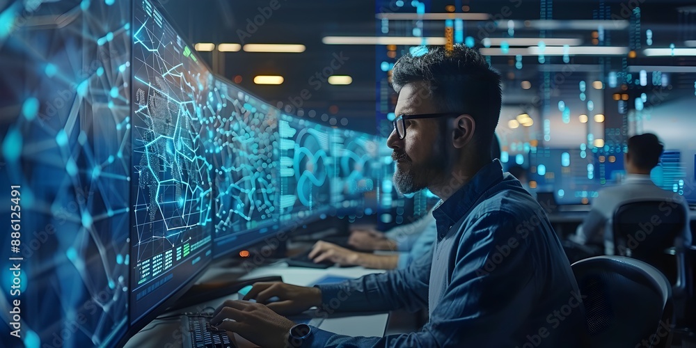 Poster it manager monitoring real time network performance metrics in analytical business technology enviro