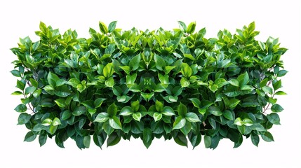 Fototapeta premium A verdant barrier or foliage enclosure on its own.