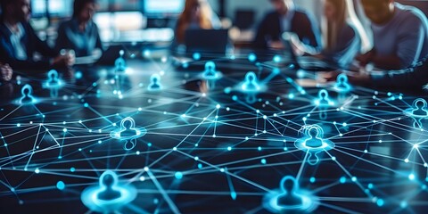 Diverse and Globally Connected Remote Workers Collaborating on a Video Call for Business Technology Networking and Digital Communication