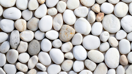 White stone background, White pebbles stone texture and background
