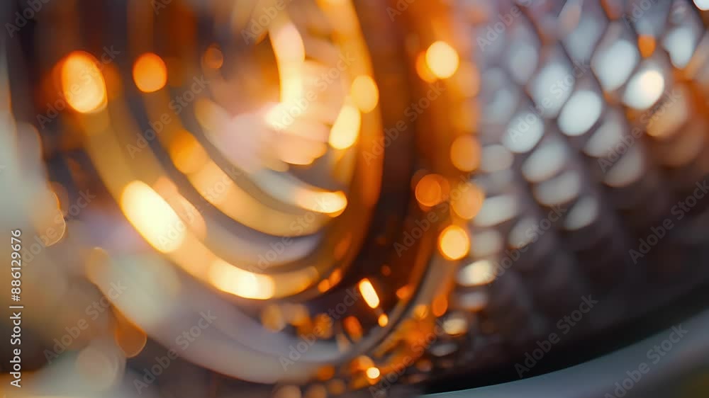 Poster in the second image we see a macro lens in all its glory. the metal exterior is adorned with a delic