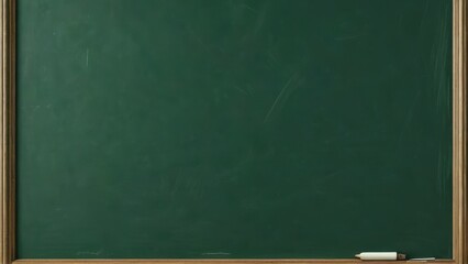 Green Chalkboard with White Chalk.