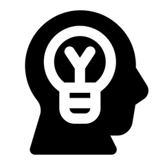 brainstroming icon for illustration