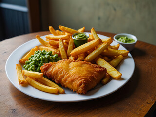 grilled chicken with fries