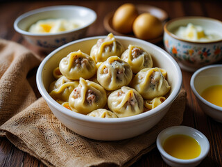 bowl of chicken and soup