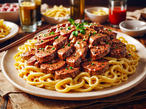 spaghetti and meatballs