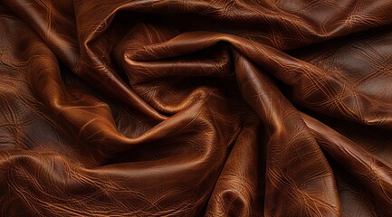 Obraz premium brown silk fabric