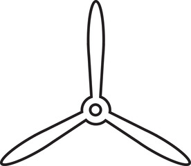 Wind Propeller Icon  © bigpa