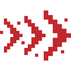 Obraz premium Pixel Arrow