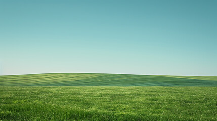 Fototapeta premium Simple background of sky and hills.