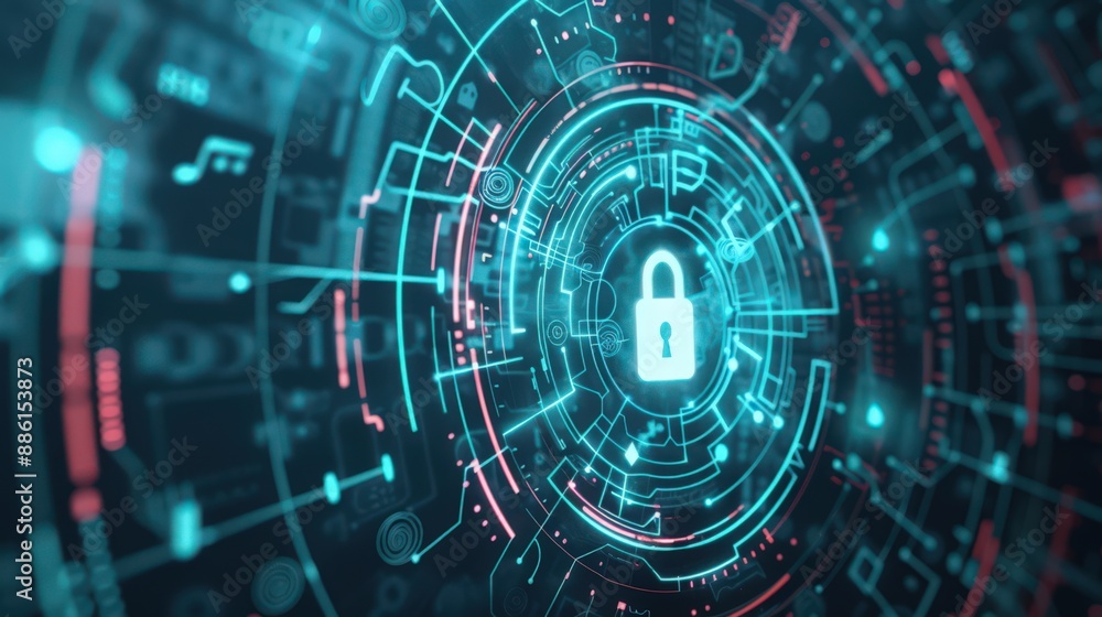 Poster delve into the advancements in data encryption, protecting sensitive information from unauthorized a