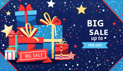 Obraz premium big sale banner 